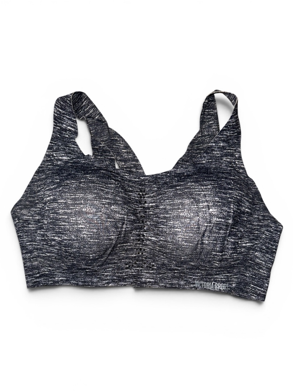 Victoria’s Secret Seamless Comfort Wireless Sports Bra - Heathered Black 38DD